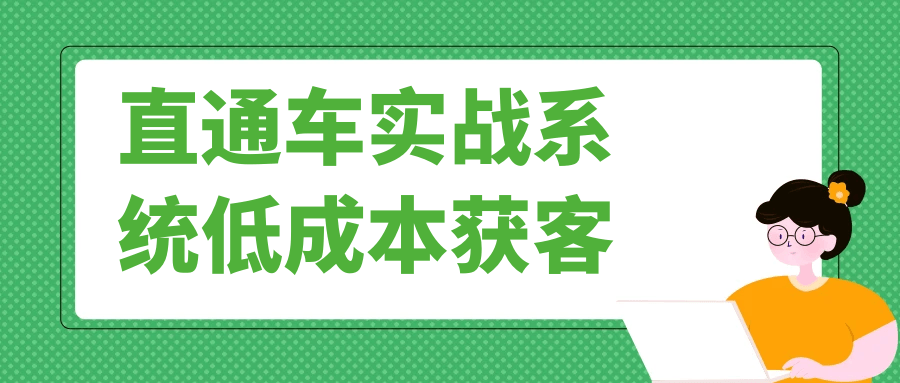 直通车实战系统低成本获客-趣奇资源网-第5张图片