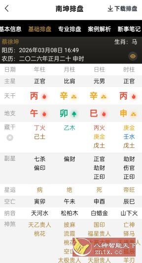 南坤八字排盘4.0.11高级版
