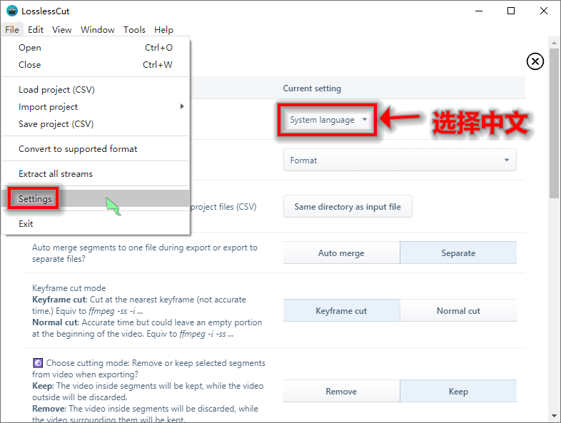 LosslessCut无损剪辑v3.67.1绿色版