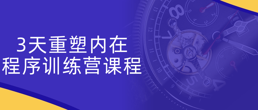 3天重塑内在程序训练营课程-趣奇资源网-第5张图片