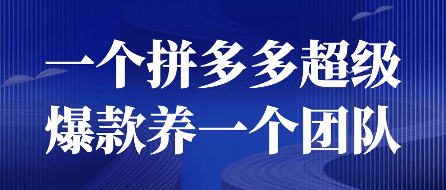 一个拼多多超级爆款养一个团队-趣奇资源网-第5张图片