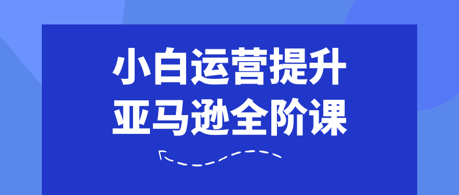 小白运营提升亚马逊全阶课-趣奇资源网-第5张图片
