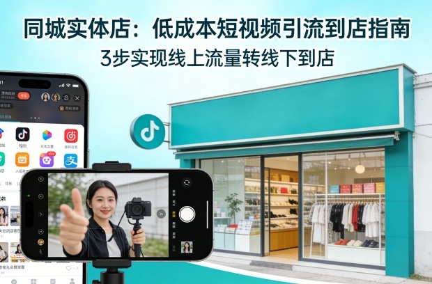 同城实体店,如何低成本把客户从短视频带到线下门店 同城实体店,如何低成本把客户从短视频带到线下门店