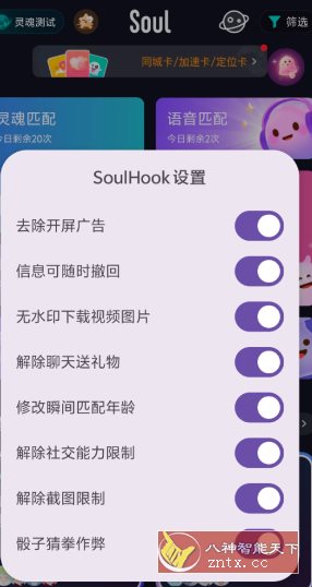 Soul v5.86.0内置模块