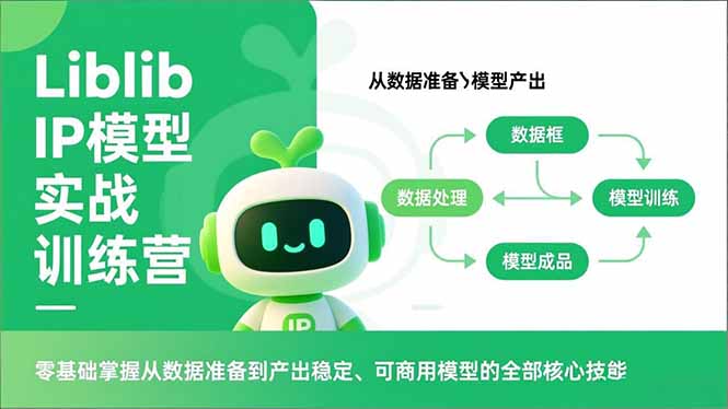 Liblib IP模型实战训练营,零基础掌握从数据准备到产出稳定、可商用模型的全部核心技能 Liblib IP模型实战训练营,零基础掌握从数据准备到产出稳定、可商用模型的全部核心技能