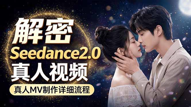 Seedance 2.0电影级真人 MV全流程拆解:提示词、运镜、粒子特效,手把手实操 Seedance 2.0电影级真人 MV全流程拆解:提示词、运镜、粒子特效,手把手实操